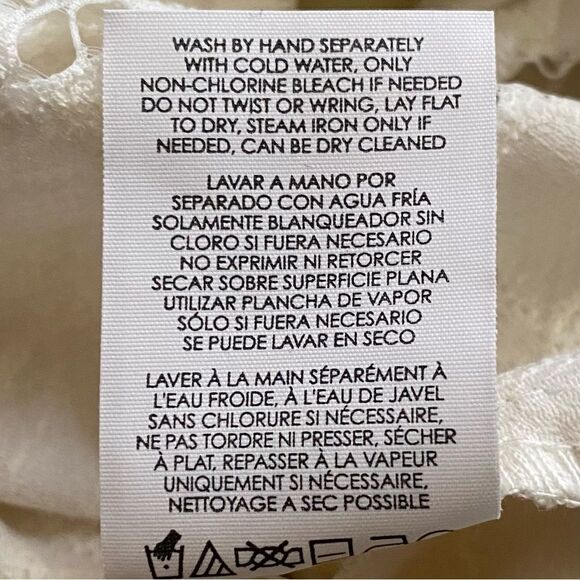 CAbi Portrait Jacket Ivory Lace Eyelet Medium 5162 Cottegecore Romantic Feminine - Picture 15 of 15